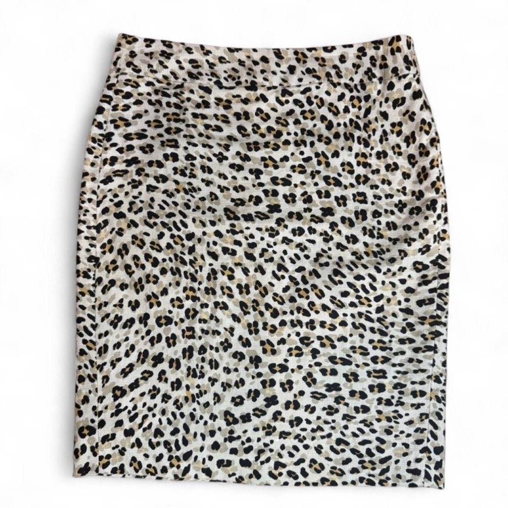 Banana Republic Animal Print Pencil Skirt